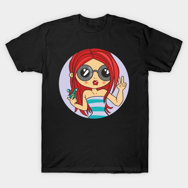 Insta Model T-Shirt by idiotstile